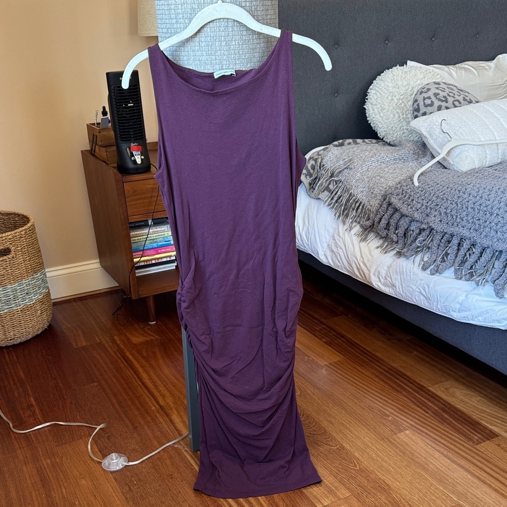 James Perse Plum Sleeveless Dress